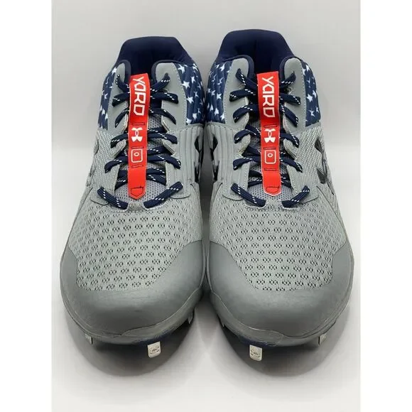 NWOB Under Armour Yard MT‎ Cleats Size 16 D Honor Remember Respect 3024384-100 - Picture 2 of 7